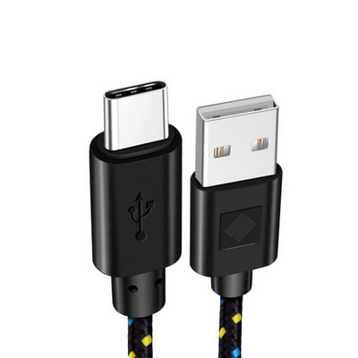 Cablu USB tip C Nylon împletit 1M 2M 3M Sincronizare date Încărcare rapidă Cablu USB C pentru Samsung S9 S10 Xiaomi mi8 Huawei P30 Type-c