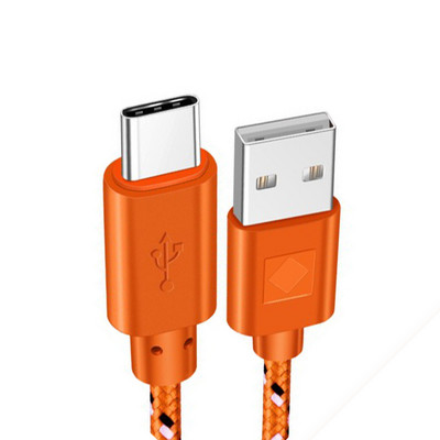 Cablu USB tip C Nylon împletit 1M 2M 3M Sincronizare date Încărcare rapidă Cablu USB C pentru Samsung S9 S10 Xiaomi mi8 Huawei P30 Type-c
