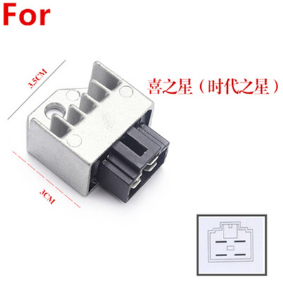 6v/12v 24v mootorratta alaldi pingeregulaator silikoonalaldi jaoks GS GN WY GY6 CH125 FXD ZJ 110 ränisüüte 48v