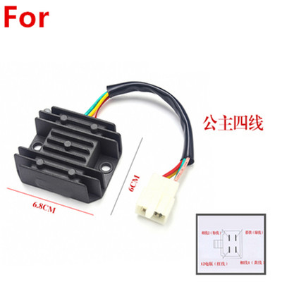 6v/12v 24v mootorratta alaldi pingeregulaator silikoonalaldi jaoks GS GN WY GY6 CH125 FXD ZJ 110 ränisüüte 48v