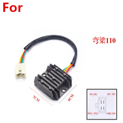 6v/12v 24v mootorratta alaldi pingeregulaator silikoonalaldi jaoks GS GN WY GY6 CH125 FXD ZJ 110 ränisüüte 48v