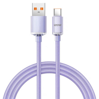 120W USB tip C kabel Super brza žica za punjenje za Xiaomi za Huawei P50 P40 P30 Pro Samsung Poco USB C podatkovni kabel tip C kabel