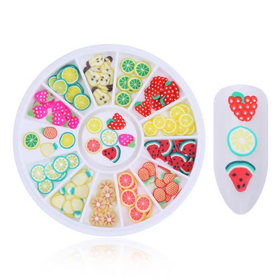 Perle Albe Margele pentru unghii Stras Mărimi amestecate Sfaturi pentru unghii Frumusețe 3d Nail Art Decor în cutie DIY Manichiură Nail Charms