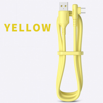 Cot de 90 de grade 5A Cablu tip C Încărcător de încărcare rapidă Cablu USB pentru Huawei P40 Xiaomi Redmi Accesorii pentru telefonul mobil Cablu USB C