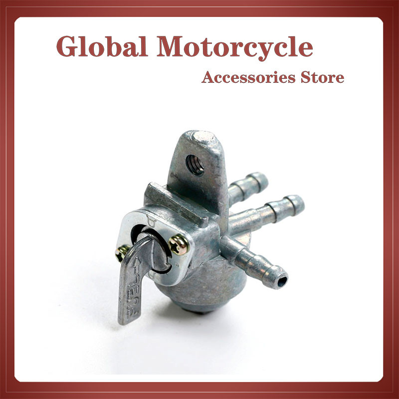 3 jungčių dujų kuro vožtuvo jungiklis „Petcock“ čiaupo vožtuvo jungiklis, skirtas motociklo „Dirt Bike ATV“ Naujas