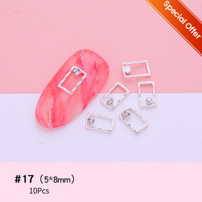 10 tk Punane valge Saturn Planet Küünevõlusid Liblikad Needid Kalliskivid 3D Küünte kaunistused Ehted Kristallküünte Rhinestone maniküür