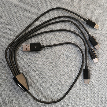 0,5M 4 порта тип C USB C към USB сплитер Кабел за множество зареждания за смартфон таблет