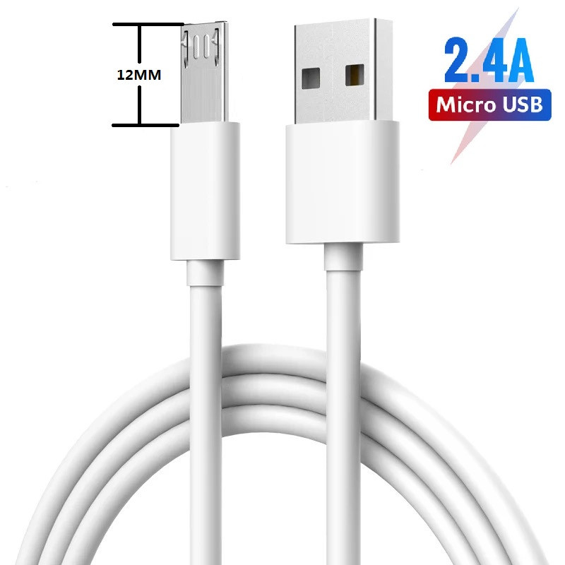 Cablu Micro USB cu vârf extra lung de 12 mm Conector extins pentru telefonul robust Blackview BV6100 A60 BV4000 / BV5800 Pro BV6000 BV6000s