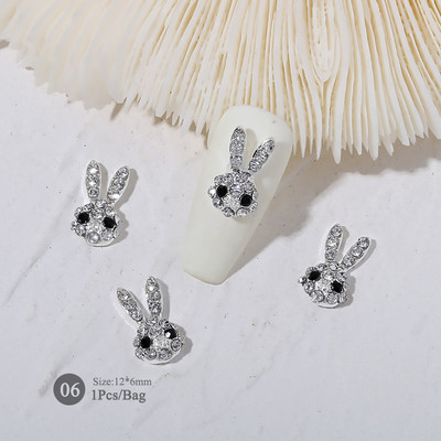 1vnt. Sidabrinis baltas opalas brangakmeniai drugelio nagų smeigtukai auksinės širdelės Bowknot nagų krištolo papuošalai manikiūras 3D nagų dailės dekoracijos