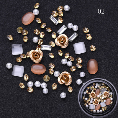 Strasuri pentru unghii 3D cu stea cu inimă roz Piese pentru unghii Piese pentru unghii Aripi acrilice Accesorii pentru decorarea unghiilor 3D Manichiură