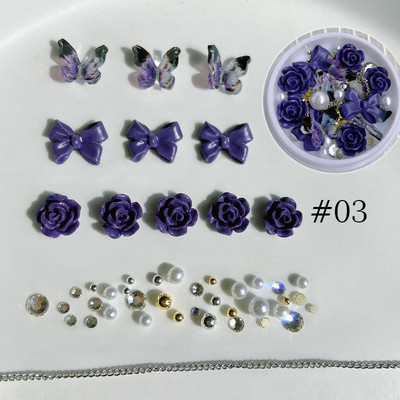 Strasuri pentru unghii 3D cu stea cu inimă roz Piese pentru unghii Piese pentru unghii Aripi acrilice Accesorii pentru decorarea unghiilor 3D Manichiură