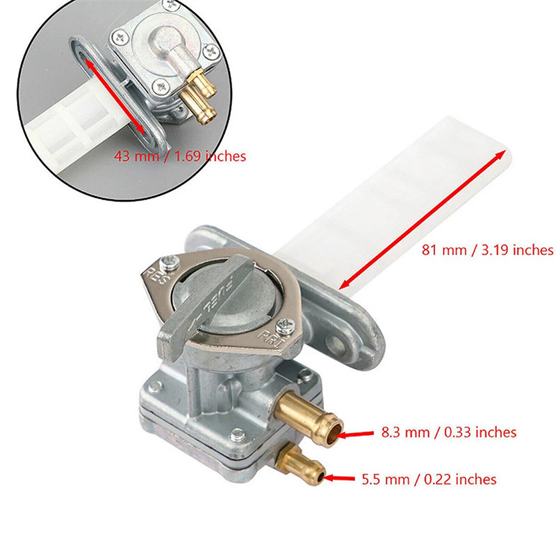 Robinet robinet de combustibil 51023-0726 51023-1388 pentru Kawasaki 1986-2006 ZG1000 Concours 1000