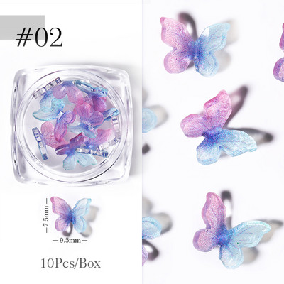 Culori bomboane Dimensiuni mixte Inimă de dragoste Mărgele de cristal rotunde AB 3D Nail Art Strasuri DIY Flatback Pietre acrilice Decorații