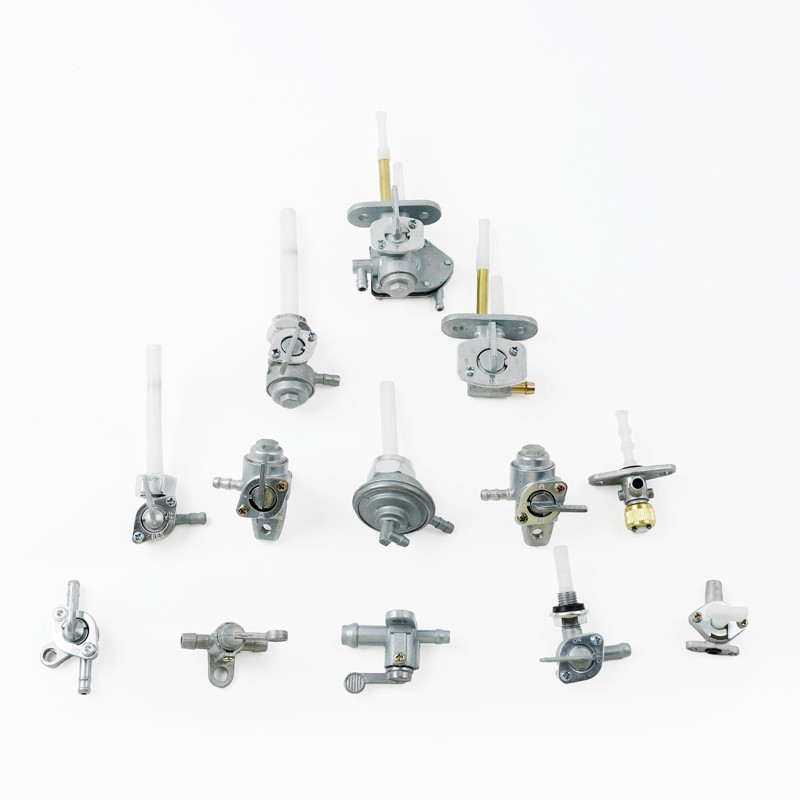 Kelių tipų motociklų degalų įjungimo/išjungimo vožtuvo jungiklis „Petcock“ alyvos bako žarnos čiaupas, skirtas motoroleriui, motociklui, motociklui, keturračiui MINI MOTOR