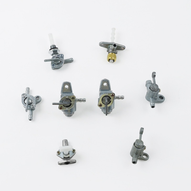 Kelių tipų motociklų degalų įjungimo/išjungimo vožtuvo jungiklis „Petcock“ alyvos bako žarnos čiaupas, skirtas motoroleriui, motociklui, motociklui, keturračiui MINI MOTOR