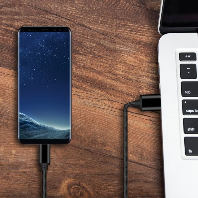 Cablu USB tip C pentru Xiaomi Redmi K20 Pro Cablu tip C împletit din nailon Cablu de încărcare rapidă USB C pentru cabluri pentru tablete Samsung Galaxy S8