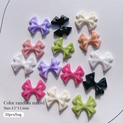 Daugiaspalvis Aurora Butterfly 3D Nail Art Charms blizgantis dervos spindesys tamsiai krištolo nagų puošmena gelio nagų puošmena „pasidaryk pats“ manikiūras