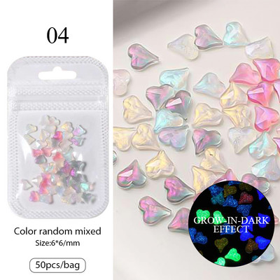 Daugiaspalvis Aurora Butterfly 3D Nail Art Charms blizgantis dervos spindesys tamsiai krištolo nagų puošmena gelio nagų puošmena „pasidaryk pats“ manikiūras