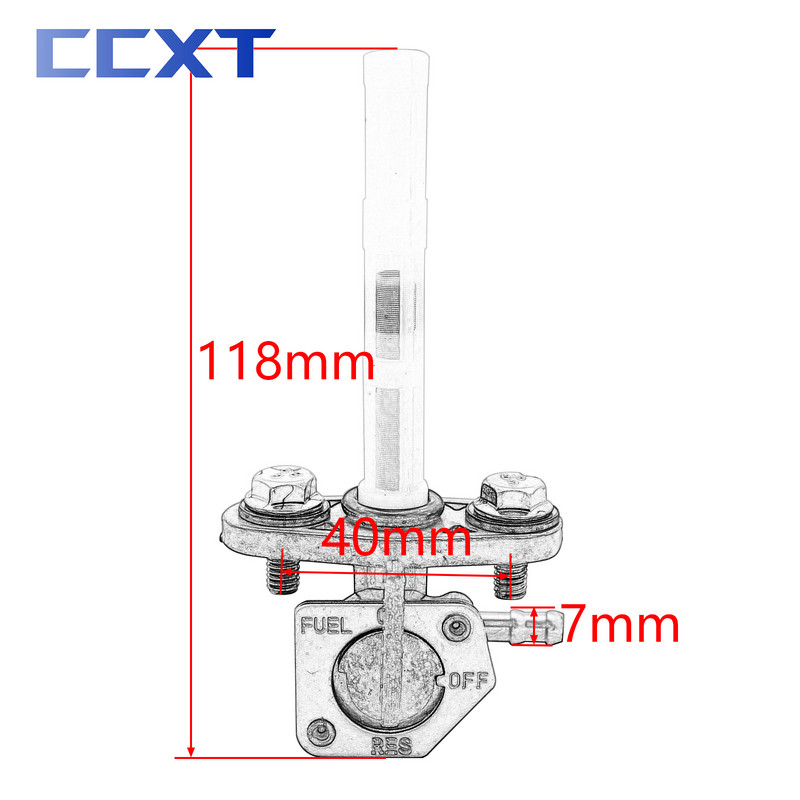 Prekidač spremnika plina za motor motocikl Petcock ventil za Honda XR CRF CRF50F CRF70F CRF80F CRF100F XR50R XR70R XR80R XR100R Univerzalno
