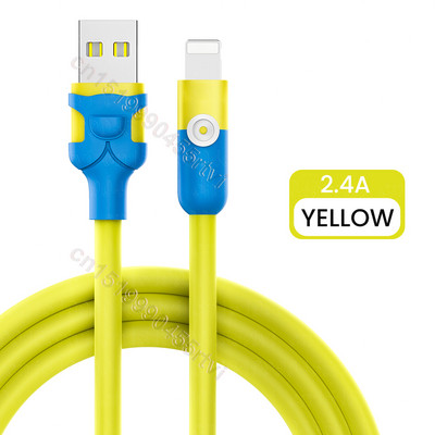 Eriti paks USB-laadimiskaabel iPhone`i 14 13 12 11 Pro Max XS 6s 7 8 Plus pehme TPE telefoni kiirlaadija juhtme andmelaadija juhe jaoks