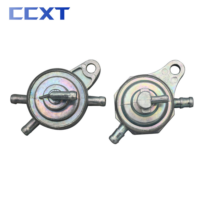 3 krypčių kuro vožtuvas vakuuminis degalai Petcock motociklo kuro vožtuvas motorolerio kuro čiaupas, skirtas Jonway Kazuma GY6 varikliui 50cc 125cc 150cc keturračiui