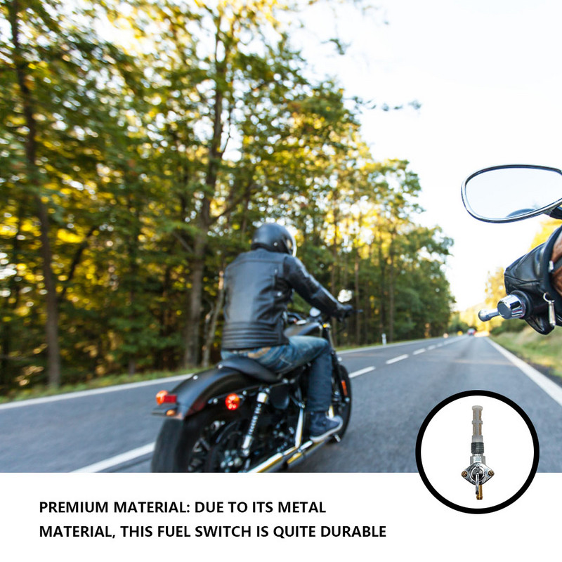 Benzino jungiklis Kuro Petcock Daugiafunkcis čiaupas motociklų reikmenys Metalinės konstrukcijos Profesionalaus meistriškumo vožtuvų jungikliai