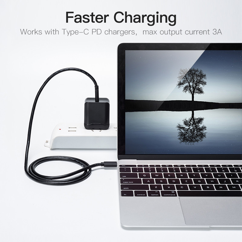 Cablu de telefon USB C QC4.0 Cablu de sincronizare a datelor pentru linia smartphone tip C pentru telefon mobil pentru Xiaomi Samsung Huawei Oneplus Cablu tip C la C