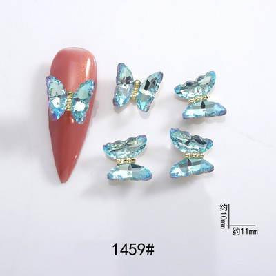 5 buc. Articole pentru unghii din aliaj 3D, modele lungi și goale, picături de apă, pentru unghii, cu strasuri, pentru inimă, accesorii pentru unghii, pentru bijuterii, pietre prețioase