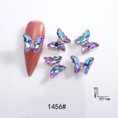 5 buc. Articole pentru unghii din aliaj 3D, modele lungi și goale, picături de apă, pentru unghii, cu strasuri, pentru inimă, accesorii pentru unghii, pentru bijuterii, pietre prețioase