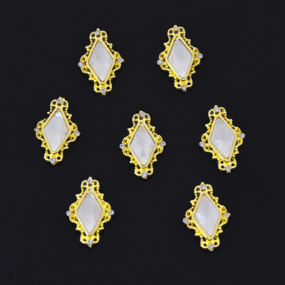 5 buc. Articole pentru unghii din aliaj 3D, modele lungi și goale, picături de apă, pentru unghii, cu strasuri, pentru inimă, accesorii pentru unghii, pentru bijuterii, pietre prețioase