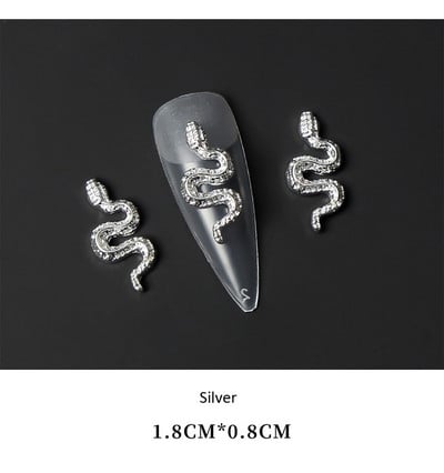 5 buc. Articole pentru unghii din aliaj 3D, modele lungi și goale, picături de apă, pentru unghii, cu strasuri, pentru inimă, accesorii pentru unghii, pentru bijuterii, pietre prețioase