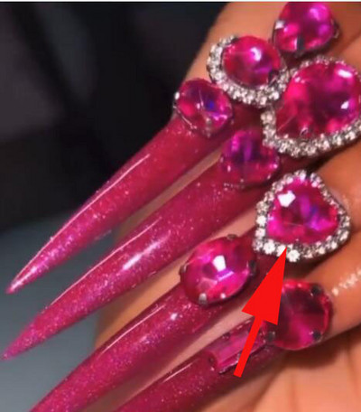 5 buc. Articole pentru unghii din aliaj 3D, modele lungi și goale, picături de apă, pentru unghii, cu strasuri, pentru inimă, accesorii pentru unghii, pentru bijuterii, pietre prețioase