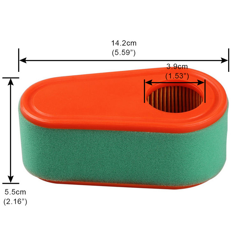 KELKONG 1Pc oro filtras ir pirminiai filtrai valytuvų kasečių pirminiai filtrai, skirti Briggs&Stratton 795066 796254 DOV atsarginės dalys