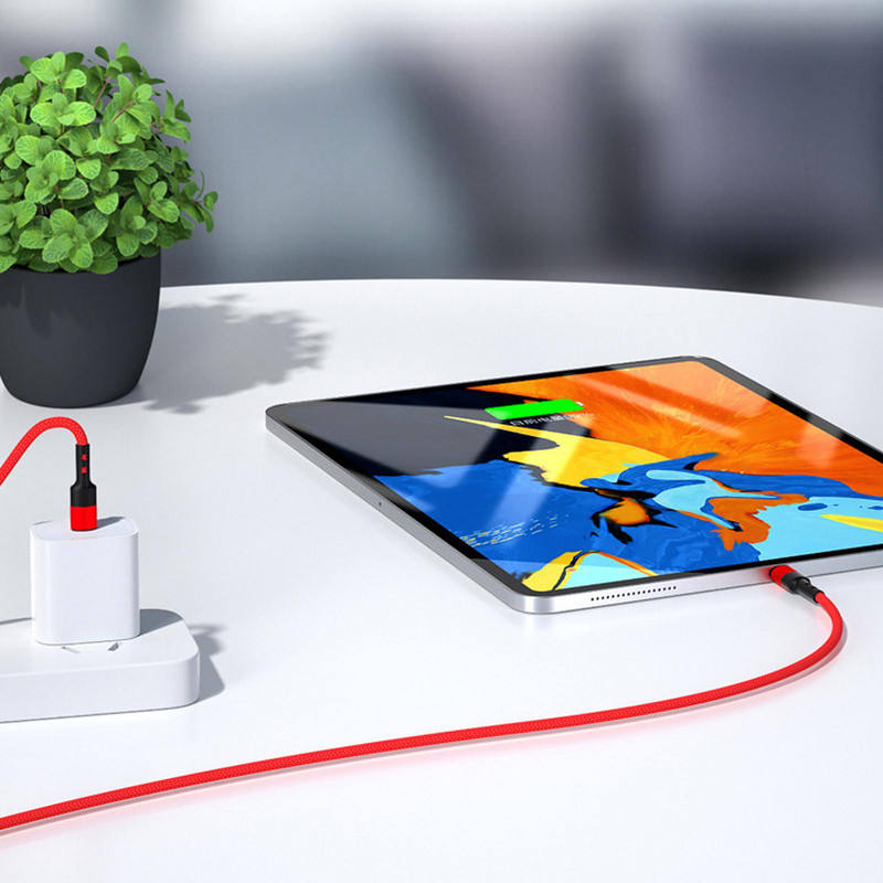 USB C u USB C pleteni brzi punjač 100 W 5 A PD pleteni USB C kabel Kabel za brzo punjenje 100 W Dual Type C kabel za iphone iPad