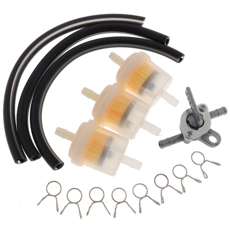 Universalus kuro čiaupo benzino jungiklio maišytuvo komplektas, skirtas generatoriaus dujų variklio bakams