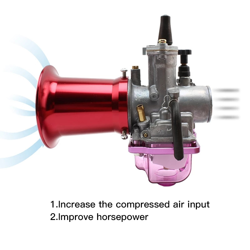 Motociklistički karburator Sirena za KOSO Wind Cups Zračni filter Keihi PWK OKO PE 21 24 26 28 30 mm Moto Motocross Pit Bike Dodaci