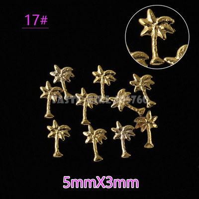 500 vnt. 3D sidabro aukso vandenyno jūros gyvybės kriauklės Jūros žvaigždės sraigės hipokampo plunksnos metalinės smeigės nagų dailės kniedės manikiūro dekoras