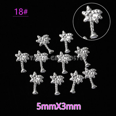 500 vnt. 3D sidabro aukso vandenyno jūros gyvybės kriauklės Jūros žvaigždės sraigės hipokampo plunksnos metalinės smeigės nagų dailės kniedės manikiūro dekoras