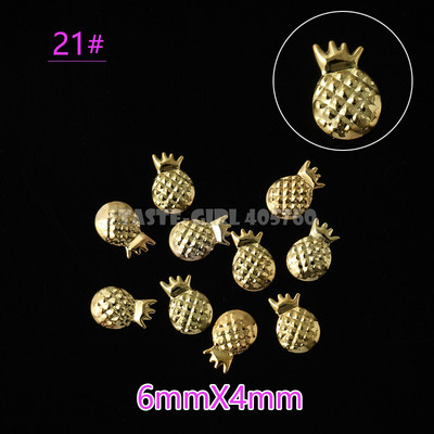 500 vnt. 3D sidabro aukso vandenyno jūros gyvybės kriauklės Jūros žvaigždės sraigės hipokampo plunksnos metalinės smeigės nagų dailės kniedės manikiūro dekoras