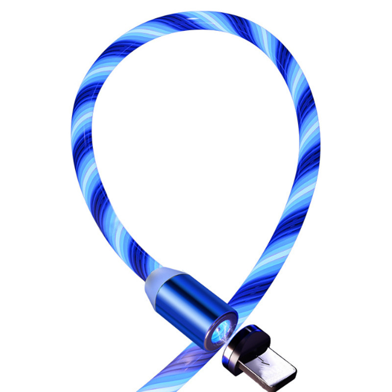 Magnetinio švytėjimo LED apšvietimo greito įkrovimo USB laidas, skirtas Xiaomi Redmi 8 8A 7A 6A 5 Plus 4A 4X 5A Note 7 8 Pro 8T iPhone Samsung