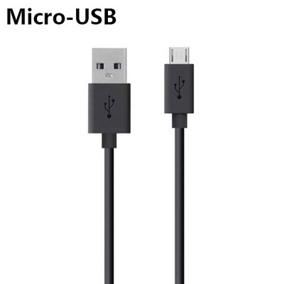 3/2/1 meetrit Mikro-USB kiirlaadimiskaabel Mikro-USB pikenduskaabel IP-kaamera jaoks CCTV sünkroonimisandmesidekaabel Android-telefon