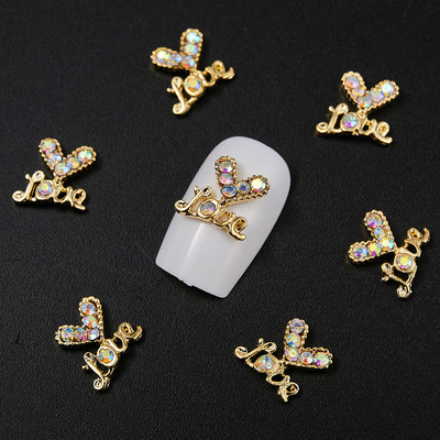 10/20 tk 3D kirsipuu küünekunsti amuletid 1,8*1,7cm punane/roosa/selge kirsikristall, 3D maguskirsi maniküür kividega kaunistus JE-10
