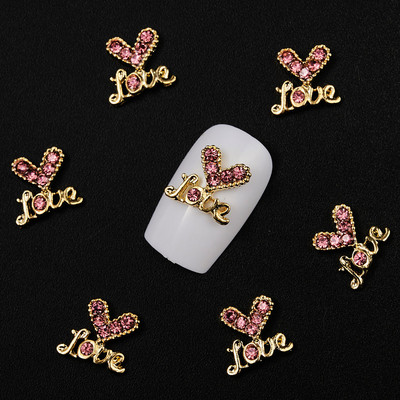 10/20 tk 3D kirsipuu küünekunsti amuletid 1,8*1,7cm punane/roosa/selge kirsikristall, 3D maguskirsi maniküür kividega kaunistus JE-10