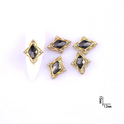10/20 tk 3D kirsipuu küünekunsti amuletid 1,8*1,7cm punane/roosa/selge kirsikristall, 3D maguskirsi maniküür kividega kaunistus JE-10