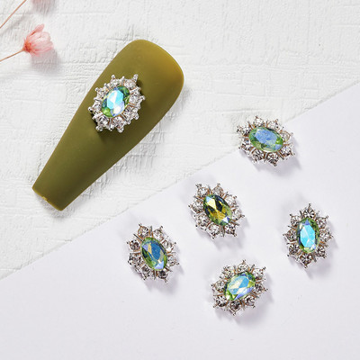 10/20 tk 3D kirsipuu küünekunsti amuletid 1,8*1,7cm punane/roosa/selge kirsikristall, 3D maguskirsi maniküür kividega kaunistus JE-10