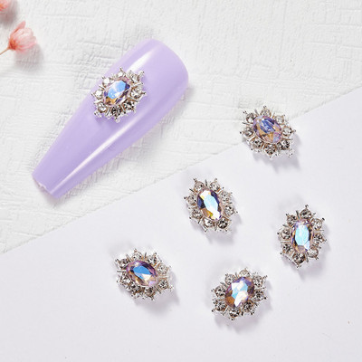 10/20 tk 3D kirsipuu küünekunsti amuletid 1,8*1,7cm punane/roosa/selge kirsikristall, 3D maguskirsi maniküür kividega kaunistus JE-10