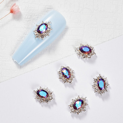 10/20 tk 3D kirsipuu küünekunsti amuletid 1,8*1,7cm punane/roosa/selge kirsikristall, 3D maguskirsi maniküür kividega kaunistus JE-10
