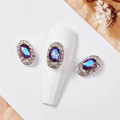 10/20 tk 3D kirsipuu küünekunsti amuletid 1,8*1,7cm punane/roosa/selge kirsikristall, 3D maguskirsi maniküür kividega kaunistus JE-10