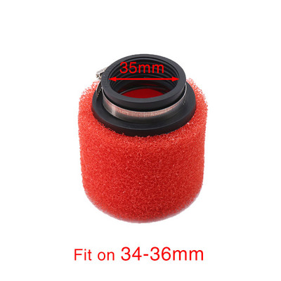Sclmotos- Mootorratta karburaatori vahtõhufilter 35 38 42 45 48 mm käsnapuhastusvahend mopeed-tõukeratas, mustuskarkass Kayo BSE GY6 DIO
