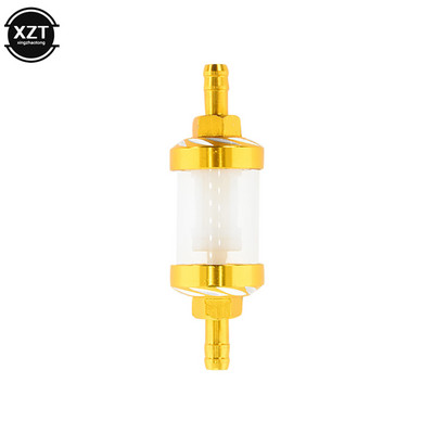 Aliuminio lydinio stiklas motociklas benzinas degalai benzino filtras 8 mm priedai ATV Pit bike motociklas visureigis